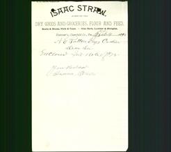 Business Letterhead - Isaac Straw