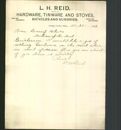 Letterhead - L.H. Reid