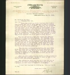 Letterhead - J. Roland Kay Co.