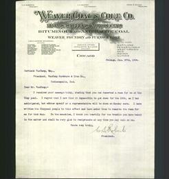 Letterhead - Weaver Coal & Coke Co.