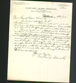 Letterhead - VanCamp Glass Company