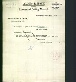 Letterhead - Delong & Spake