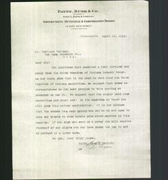 Letterhead - Payne, Bush, & Co.