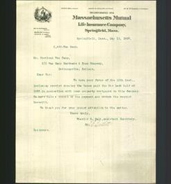 Letterhead - Massachusetts Mutual