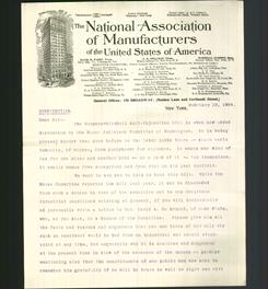 Letterhead - National Association of Manufacturers