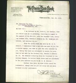 Letterhead - The Prairie State Bank