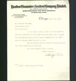 Letterhead - London Guarantee and Arrident Company Limited