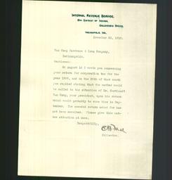 Letterhead - Internal Revenue Service