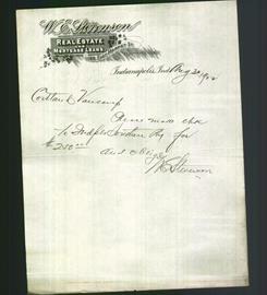 Letterhead - W.E. Stevenson