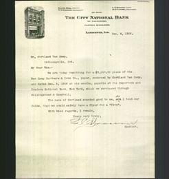 Letterhead - The City National Bank