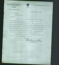 Letterhead - American Steel & Wire Co.