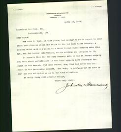 Letterhead - Johnston & Hammond