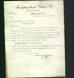Letterhead - Independent Glass Co.