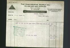 Letterhead - The Continental Supply Co.