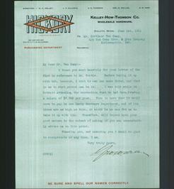 Letterhead - Kelley - How - Thomson Co.