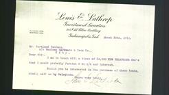 Letterhead - Louis E. Lathrop