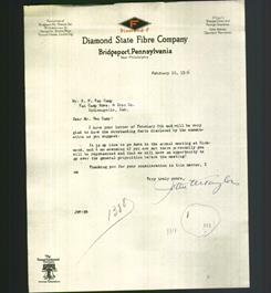 Letterhead - Diamond State Fibre Company