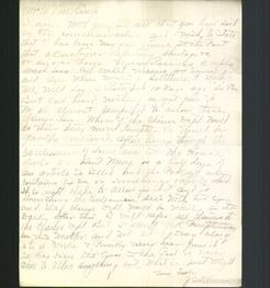 Letter - for Mr. C. Van Camp