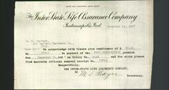 Letterhead - The Inter-State Life Assurance Company