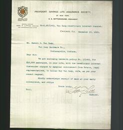 Letterhead - Provident Savings Life Assurance Society