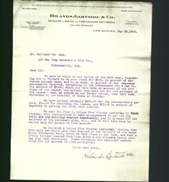 Letterhead - Hilands, Gartside & Co.