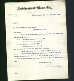 Letterhead - Independent Glass Co.