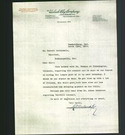 Letterhead - The Wabash Clay Company