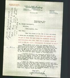 Letterhead - The Wabash Clay Company