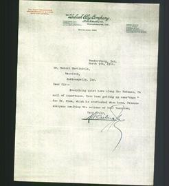 Letterhead - The Wabash Clay Company