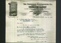 Letterhead - The Creaghead Engineering Co.