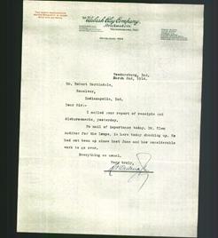 Letterhead - The Wabash Clay Company