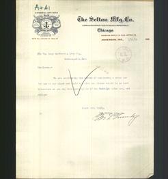 Letterhead - The Sefton Mfg. Co