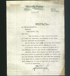 Letterhead - The Wabash Clay Company