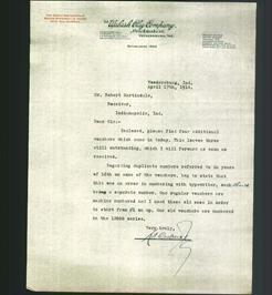 Letterhead - The Wabash Clay Company