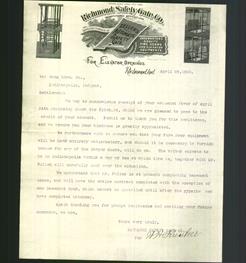 Letterhead - Richmond Safety Gate Co.