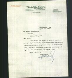 Letterhead - The Wabash Clay Company