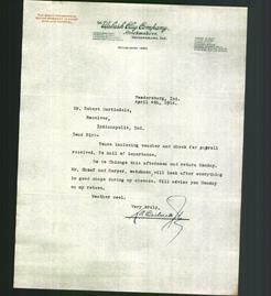 Letterhead - The Wabash Clay Company