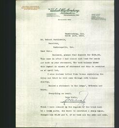 Letterhead - The Wabash Clay Company