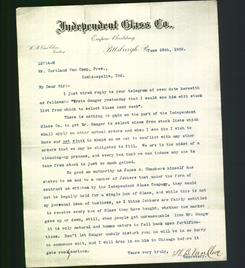 Letterhead - Independent Glass Co.