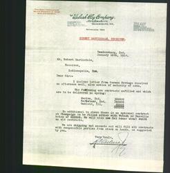 Letterhead - The Wabash Clay Company