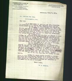 Letterhead - Alabama Steel And Wire Co.