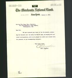 Letterhead - The Merchants National Bank