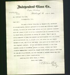 Letterhead - Independent Glass Co.