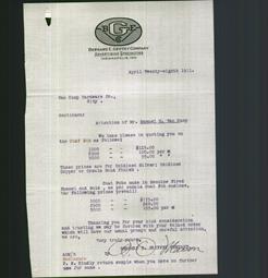 Letterhead - Bernard E. Griffey Company