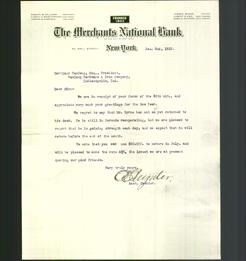Letterhead - The Merchants National Bank