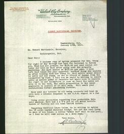 Letterhead - The Wabash Clay Company