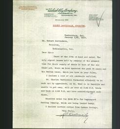 Letterhead - The Wabash Clay Company