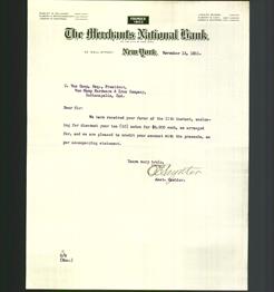Letterhead - The Merchants National Bank