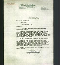 Letterhead - The Wabash Clay Company