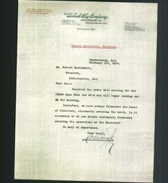 Letterhead - The Wabash Clay Company